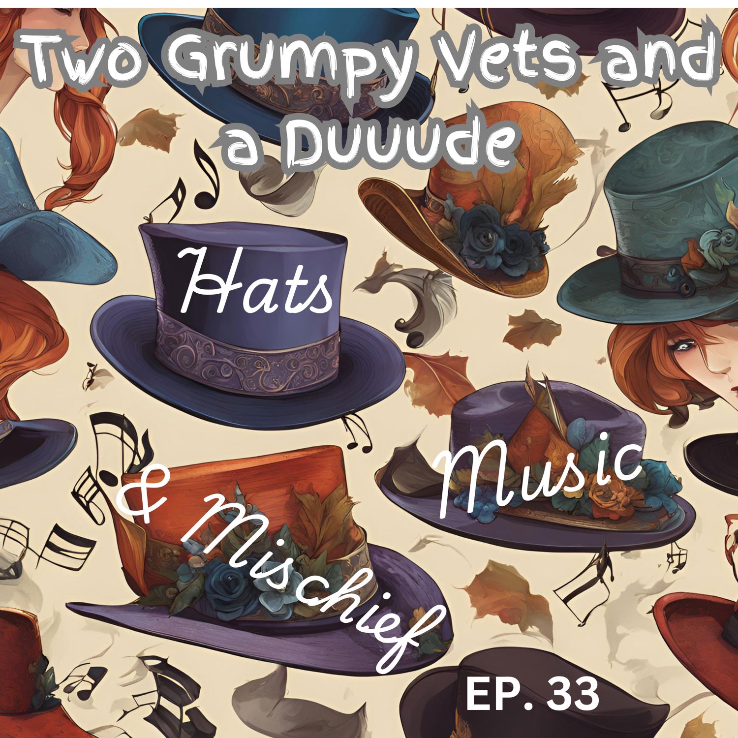 The Art of Grumpiness: Hats, Music, and Mischief